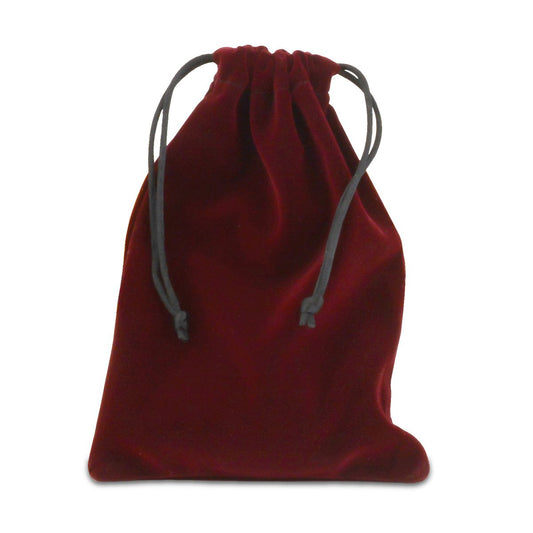 Burgundy Velvet Bag Urn 13" x 16"